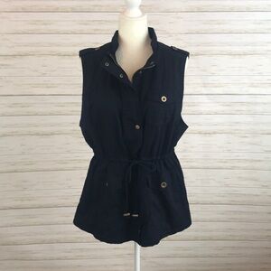 C’est Toi Zip Front Cargo Vest